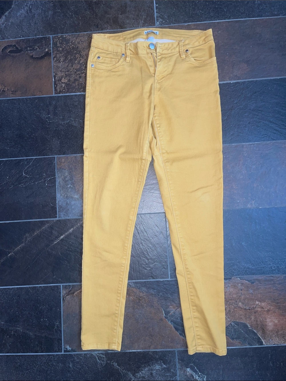 Express Women’s Mustard Skinny Jeans